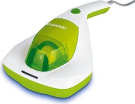 "CLEANmaxx Anti-mite" rankinis dulkių siurblys, čiužinių valiklis su UV-C šviesa, sunaikina 99,9 % visų erkučių, turi HEPA filtrą ir 250 ml dulkių talpyklą, idealiai tinka alergiškiems žmonėms (laimo žalia)
