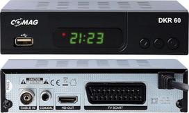 "COMAG DKR 60 HD" skaitmeninis "Full HD" kabelinis imtuvas (parengtas PVR, HDTV, DVB-C, laiko keitimo funkcija, HDMI, SCART, USB 2.0), juodas