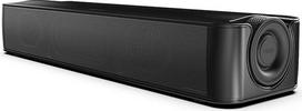"CREATIVE Stage SE" garso juosta po monitoriumi su USB skaitmeniniu garsu ir "Bluetooth 5.3", aiškus dialogas ir erdvinis garsas "Sound Blaster", maitinimas per adapterį