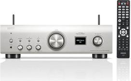 "Denon" PMA-900HNE HiFi stiprintuvas, stereofoninis stiprintuvas su integruota HEOS sistema, 2 x 85 W, įmontuotas foninis stiprintuvas, "Hi-Res Certified", "AirPlay 2", "Bluetooth", sidabrinės spalvos