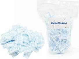 "DeseCamen" silicio gelio paketėliai - sausiklis - drėgmės sugėriklis - netoksiškas - maistinis (100, 5g)