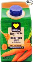 "Edeka Herzstücke" morkų sultys su žiedų medumi, 8 pakuotės (8 x 0,5 l)
