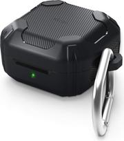 "elago Armor" dėklas, suderinamas su "Samsung Galaxy Buds FE (2023)", "Galaxy Buds2 Pro Case", suderinamas su "Galaxy Buds2", "Buds Pro Case", suderinamas su "Galaxy Buds Live Case" (juodas)