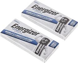 "Energizer Ultimate Lithium AAA" dydžio baterijos - 20 vnt., Modelis: EN-L92-20PK, Gadget & Electronics Store