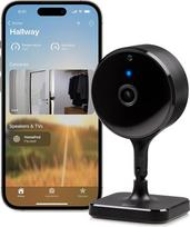 "Eve Cam" ("Apple Home") - išmanioji vidaus kamera, 1080p raiška, "WiFi", 100 % privatumas, "HomeKit" saugus vaizdo įrašas, žinutė "iPhone", mikrofonas ir garsiakalbis, naktinis matymas, lankstus montavimas