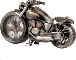 "Gearmax" senovinių motociklų žadintuvas, retro stiliaus stalo laikrodis, studentų žadintuvas, stalo stalas, motociklo bagažinės modelis, skirtas biurui, namų apdailai, vaikams, suaugusiesiems, gimtadienio dovana vaikams