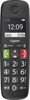"Gigaset E290HX" universali ragelis - belaidis IP telefonas (skirtas senjorams, skirtas prijungti prie bazinės stoties arba maršrutizatoriaus, su labai dideliais mygtukais, ypač garsia funkcija, suderinamas su klausos aparatais), juodas