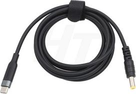 "HangTon" 12V 3A PD USB C į nuolatinės srovės maitinimo kabelį, skirtą "Blackmagic BMCC" fotoaparato vaizdo pagalbiniam monitoriui 6 pėdų ilgio