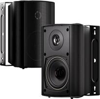 "Herdio" 5,25", 200 W "Bluetooth" vandeniui atsparus lauko garsiakalbis, vidaus, lauko, terasos, denio, visų oro sąlygų garsiakalbis, sieninio laikiklio sistema. Juoda