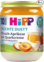 "HiPP Organic Fruit Duet" persikų abrikosų su varškės kremu, 6 vnt. (6 x 160 g)