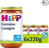 "HiPP Pasta Bambini" daržovių lazanija, 6 vnt. (6 x 220 g)