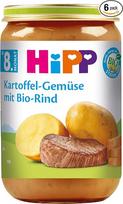 "HiPP" bulvių daržovės su ekologiška jautiena, 6 vnt. (6 x 220 g)
