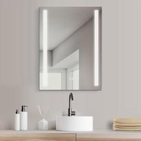 "Hoko® Koblenz" LED vonios kambario veidrodis, 50 x 70 cm, su šildomu veidrodžiu nuo rūko, dizaino vonios kambario veidrodis su apšvietimu + LED šviesos keitimas: Šilta balta / šalta balta / neutrali