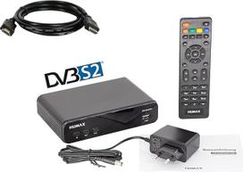 "HUMAX HD Nano" skaitmeninis HD palydovinis imtuvas su iš anksto įdiegtu stočių sąrašu, įskaitant HDMI kabelį ir nuotolinio valdymo pultą, HDMI ir SCART jungtis, "Dolby Digital" išvestis įspūdingiems muzikos įspūdžiams