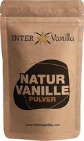 "InterVanilla" natūralios vanilės milteliai 50 g Pagaminta iš 100 % tikrų aukščiausios kokybės vanilės pupelių Vanilės pupelių milteliai Vanilės milteliai Be priedų Be cukraus