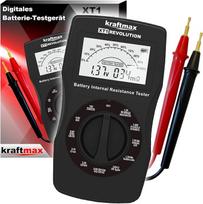 "kraftmax XT1 Revolution V2" profesionalus akumuliatorių testeris su vidinės varžos testu