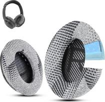 "Krone Kalpasmos" vėsinančio gelio profesionalūs "Bose" ausinių įdėklai, tinkantys "Bose QuietComfort 35 ii/QC35/QC25/QC2/QC15/Ae2/Ae2i/Ae2w/SoundTrue" ir "SoundLink" - pilkas raštuotas audinys (juodas)