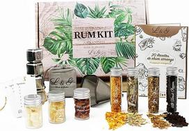 "L&G®" personalizuotas romo prieskonių rinkinys - išskirtinė "pasidaryk pats" dėžutė vyrams / moterims, originali dovanų idėja Kalėdoms, gimtadieniui, Valentino dienai, įsimintina patirtis namuose