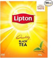 "Lipton" kokybiškos juodosios arbatos maišeliai 200gm 100 vnt.