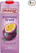 "Maaza" pasiflorų vaisių gėrimas, mėgautis pasiflorų vaisių sultimis, pasiflorų vaisiai, 6 x 1 l