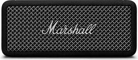 "Marshall Emberton II" nešiojamasis "Bluetooth" garsiakalbis, belaidis, suporuojamas, atsparus dulkėms ir vandeniui pagal IP67, daugiau kaip 30 valandų trukmės, greitasis įkrovimas, vidaus ir lauko garsiakalbiai - juodas ir plieninis