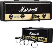 "Marshall" raktų laikiklis sieninis Jack R 2.0 JCM800 gitaros raktų kablio laikiklis raktams, skirtas namo tvirtinimui su 4 gitaros kištukais