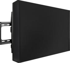 "MaxAwe" 50 - 52 colių lauko televizoriaus dangtis, 52 x 33 x 5 colių (132 x 84 x 14 cm) lauko televizoriaus dangtis, atsparus oro sąlygoms, universali ekrano apsauga, juodas