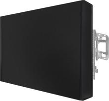 "MaxAwe" 60-63 colių lauko televizoriaus dangtis, 58 x 37 x 5 colių (148 x 95 x 14 cm) lauko televizoriaus dangtis, atsparus oro sąlygoms, universali ekrano apsauga, juodas