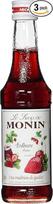 "Monin" sirupas braškių pakuotė 3 x 250 ml