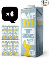 "Oatly" avižų gėrimas "Be cukraus" - 6 vnt. pakuotė (6 x 1 litras)