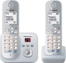 "Panasonic" KX-TG6822GS DECT belaidis telefonas (4,6 cm (1,8 colio) grafinis ekranas) su atsakikliu, sidabrinės spalvos