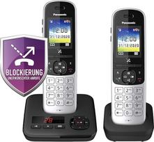 "Panasonic" KX-TGH7 belaidis telefonas, juodas/ sidabrinis