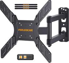 "Perlegear" televizoriaus laikiklis / pasukamas pakreipiamas sieninis laikiklis 23-55 colių plokščiam ir lenktam televizoriui ar monitoriui iki 45 kg / maks. VESA 400 x 400 mm