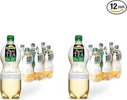 "Pfanner Pure Tea Green Tea" (6 x 1 l) - ledinė arbata be cukraus ir saldiklių - ekologiška arbata su citrinų sultimis - laikymo pakuotėje (2 vnt.)