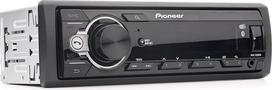 "Pioneer" MVH-330DAB 1DIN automobilinis radijas su RDS ir DAB+, USB, AUX įvestis, "Bluetooth", nedidelis montavimo gylis, juodas/pilkas/raudonas