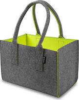 "Premium Felt Shopper" krepšys, didelis pirkinių krepšys su rankena, pirkinių krepšys, sulankstomas krepšys malkoms laikyti, universalus krepšys žaislams laikyti, pilkas