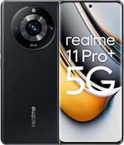 "realme 11 Pro+" 5G 12+512GB išmanusis telefonas, 200 MP OIS "SuperZoom" kamera, 120 Hz išlenktas "Vision" ekranas, 5000 mAh talpos akumuliatorius, 100 W "Supervooc" įkrovimas, astrali juoda
