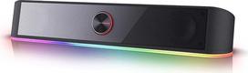 "Redragon GS560 Adiemus RGB Desktop Soundbar", 2.0 kanalo kompiuterio garsiakalbis su dinamine šviesų juosta, garso šviesos sinchronizavimu / ekranu, jutiklinio valdymo foniniu apšvietimu ir garsumo valdymu, USB laidu
