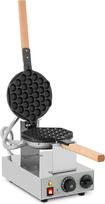 "Royal Catering" RCWM-1400-B "Bubble Waffle Maker" (1415 W, burbulų modelis, nerūdijantis plienas/aliuminis)
