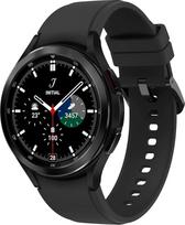 "Samsung Galaxy Watch4 Classic", apvalus "Bluetooth" išmanusis laikrodis, "Wear OS", besisukantis rėmelis, fitneso laikrodis, fitneso seklys, 46 mm, juodas (vokiška versija)