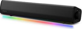 "Sound Blaster GS3" kompaktiška žaidimų garso juosta su RGB ir "SuperWide" technologijomis, USB maitinimas, "Bluetooth 5.4", ausinių išvestis, skirta "PC" ir "Mac" kompiuteriams