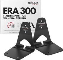 "Sound bass ERA300 Low Profile Black Twin Pack", suderinama su "Sonos" ERA 300 garsiakalbiais Sieninis laikiklis, su visais tvirtinimo elementais