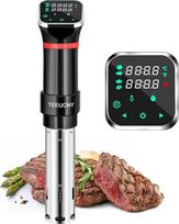 "Sous Vide", TEEUCNY 1100W "Sous-vide" lazdelė Tikslusis kepimo puodas, panardinantis cirkuliacinis siurblys Tikslus temperatūros nustatymas Skaitmeninis laikmatis Itin tylus LCD jutiklinis ekranas Nerūdijančio plieno "Sous Vide" garintuvas