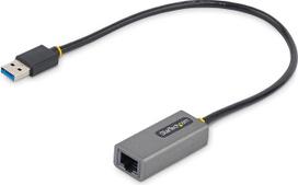"StarTech.com" USB 3.0-Gigabit Ethernet tinklo adapteris - 10/100/1000Mbps, USB-RJ45, USB-LAN adapteris, USB Ethernet adapteris (GbE), 30 cm ilgio fiksuotas kabelis, diegimas be tvarkyklių (USB31000S2)