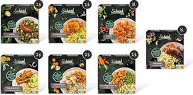 "Strong-hearty" paketas su 12 meniu - įvairūs paruošti patiekalai mikrobangų krosnelei / vandens voniai - patvarus maistas - Südwind Lebensmittel