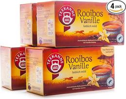 "Teekanne Rooibos Vanilla", 4 pakuotės (4 x 20 arbatos maišelių), 4 x 35 g