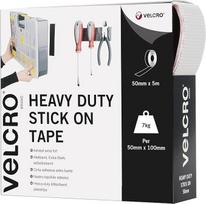 "Velcro" didelio atsparumo lipni juosta 50 mm x 5 m balta VEL60244