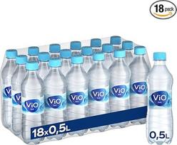 "ViO Water Still" - natūralus negazuotas, švelnaus skonio mineralinis vanduo - tylus vanduo ekologiškuose, 100 % perdirbamuose vienkartiniuose buteliukuose (18 x 500 ml)