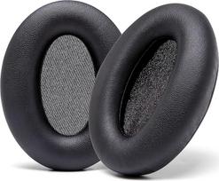 "WC Wicked Cushions" itin storos pakaitinės ausų pagalvėlės, suderinamos su "Sony WH-1000XM3" ausinėmis - juodos spalvos