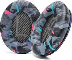 "WC Wicked Cushions" pakaitinės ausų pagalvėlės, suderinamos su "Bose QuietComfort 35" (QC35), "QuietComfort 35ii" (QC35ii) ir kitomis ausinėmis - geresnis komfortas ir patvarumas | (90s Black)